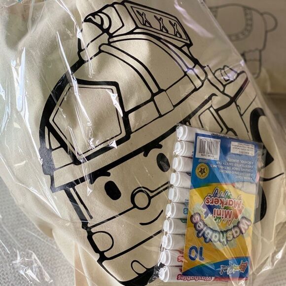 DIY Coloring Tote  - Picture 2 of 8